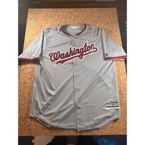 Washington Nationals Majestic Blank Jersey